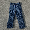Custom Deep Indigo Extreme Stacked Denim Pants