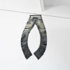Custom Arc-Cut Cargo Denim with Washed Destroy Finish