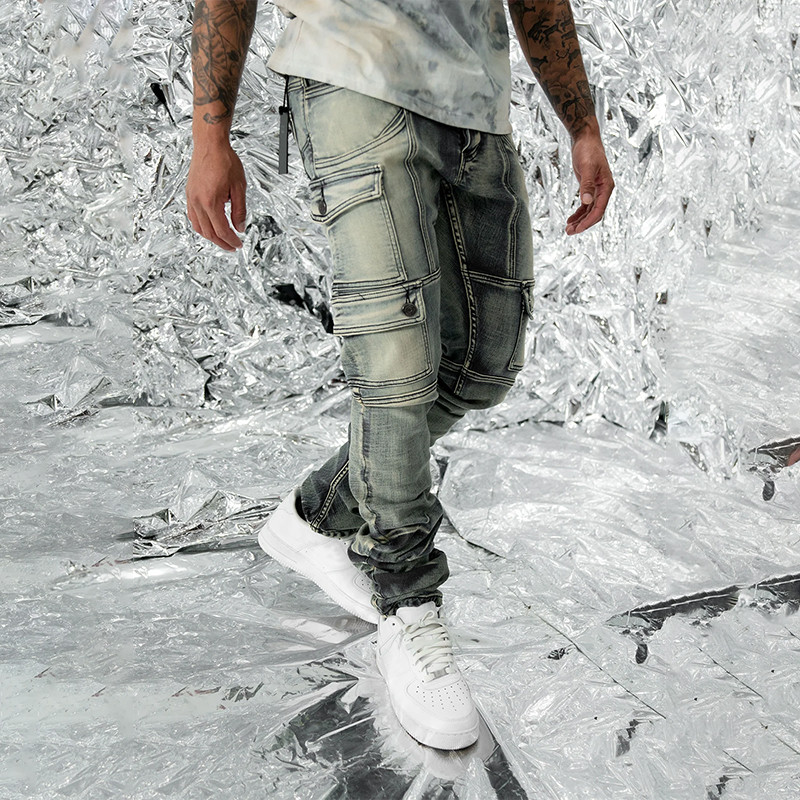 Washed jeans