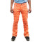 Custom Neon Orange Patchwork Distressed Jeans