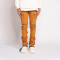 Custom Fluorescent Orange Shredded Denim for Bold Creators