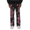 Custom bulk wholesale Straight pants embroidery flower hem Jeans