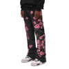 Renaissance Oil Painting Print Jeans
