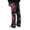 Custom bulk wholesale Straight pants embroidery flower hem Jeans