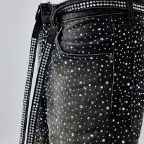 Custom Starry Night Spray Denim Pants