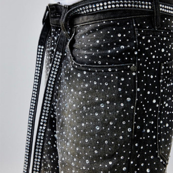 Custom Starry Night Spray Denim Pants