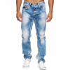 Custom Washed Wide-Leg Jeans with Minimalist Vintage Finish