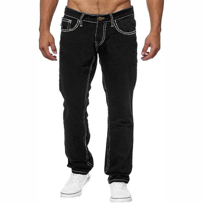 Custom Washed Wide-Leg Jeans with Minimalist Vintage Finish