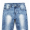 Custom Washed Wide-Leg Jeans with Minimalist Vintage Finish