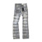 Custom Allover Fringed Panel Straight Jeans for Streetwear Labels