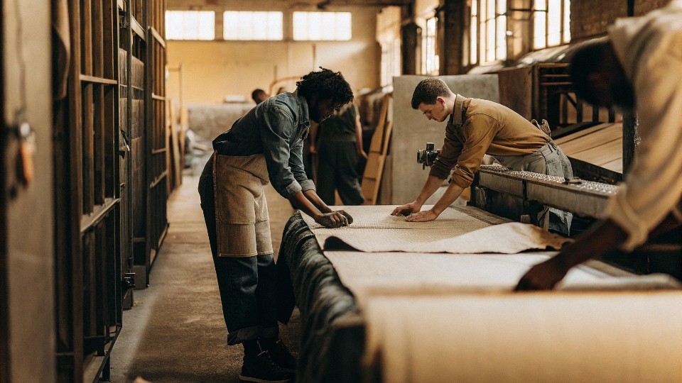 Effective quality control in denim manufacturing requires multi-stage inspection