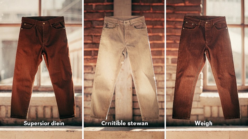 The hallmarks of a high-quality jean are a synthesis of three critical elements.