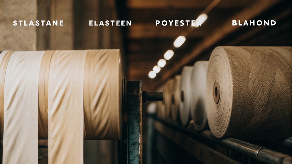 Synthetic fibres like elastane (spandex) and polyester are blended with cotton to enhance stretch, shape retention, and durability. These fibres are especially important in skinny jeans, jeggings, and performance denim.