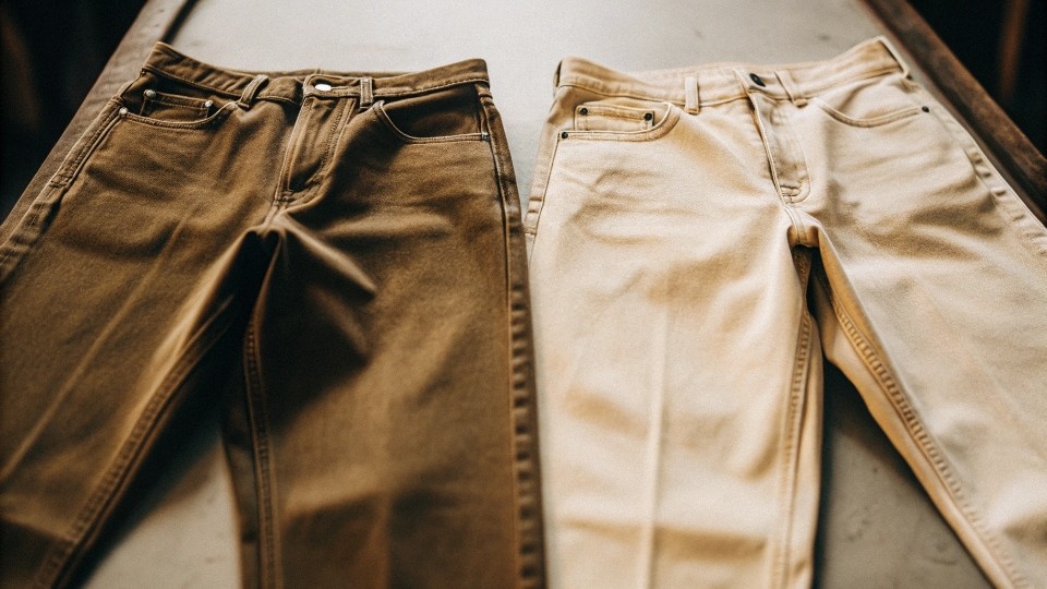 Cotton jeans refer to jeans made from cotton-based fabrics, which may or may not be denim, depending on the weave. Denim jeans specifically use a twill-woven cotton fabric dyed with indigo, giving them a unique texture, appearance, and durability.