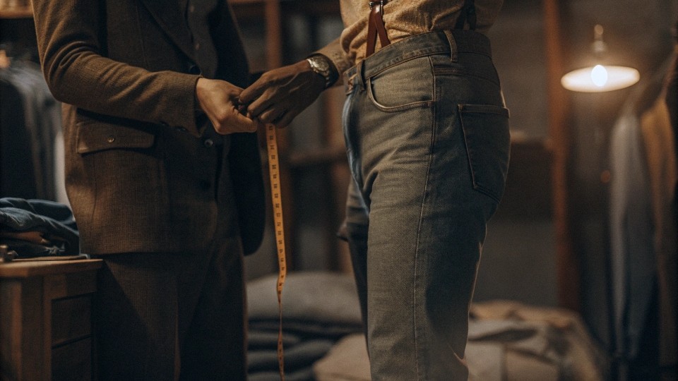 jeans fitting