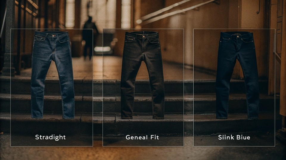 Start with dark indigo blue as your core SKU for reliability and scale, then add black as a strategic complementary SKU to capture higher-margin, occasion-driven sales