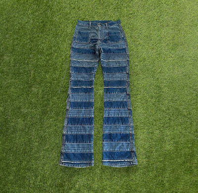 Custom Blue Patchwork Jeans - Manufacturer for Brands, Wholesalers & Designers