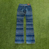 Custom Blue Patchwork Jeans - Manufacturer for Brands, Wholesalers & Designers