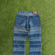 Custom Blue Patchwork Jeans - Manufacturer for Brands, Wholesalers & Designers