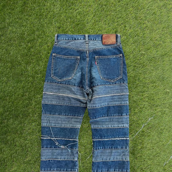 Custom Blue Patchwork Jeans - Manufacturer for Brands, Wholesalers & Designers