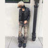 Custom OEM/ODM Ash Grey Distressed Jeans for Wholesale