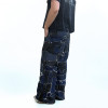 OEM & ODM Custom Blue Irregular Patchwork Jeans for Wholesale