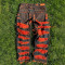 Custom Red Patchwork Denim Jeans - Services for Brands and Wholesalers