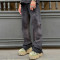 Wholesale Custom Loose Fit Distressed Grey Denim Jeans - OEM/ODM Services