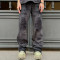 Wholesale Custom Loose Fit Distressed Grey Denim Jeans - OEM/ODM Services