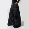 Wholesale Custom Black Wide Leg Jeans - Tailored Denim for Brands and Designers