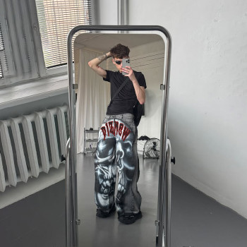 Custom Wide-Leg Denim Pants - OEM & ODM Manufacturing for Fashion Brands