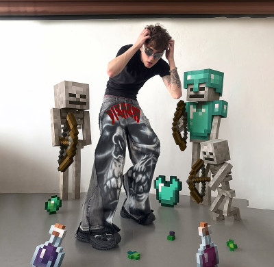 Custom Wide-Leg Denim Pants - OEM & ODM Manufacturing for Fashion Brands