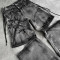 Wholesale Stylish Ash Gray Wide-Leg Denim Trousers