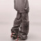 OEM & ODM Custom Loose Grey Utility Jeans for Wholesale