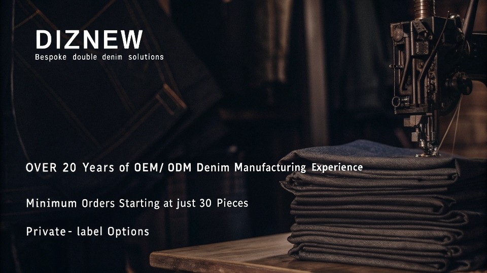 For bespoke double-denim solutions, partner with a specialist like DiZNEW.
