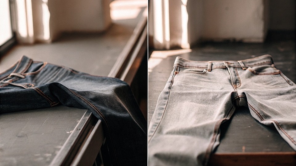 they use artisanal shuttle-loom denim and minimal washes, emphasizing fabric quality over fashion details