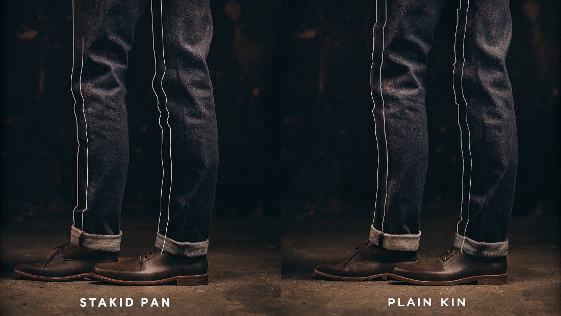 Stacked jeans are defined by an intentionally extra-long inseam (often 36–40 inches on a wearer who normally takes 32)