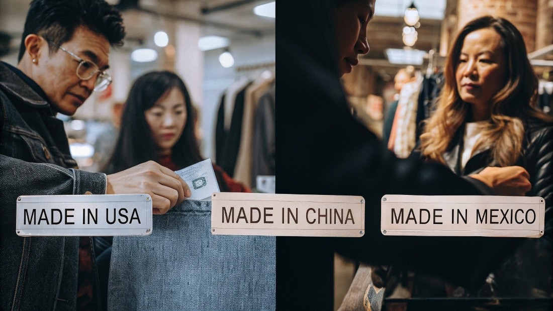 Consumers care about where Lee jeans are made because origin influences quality perception