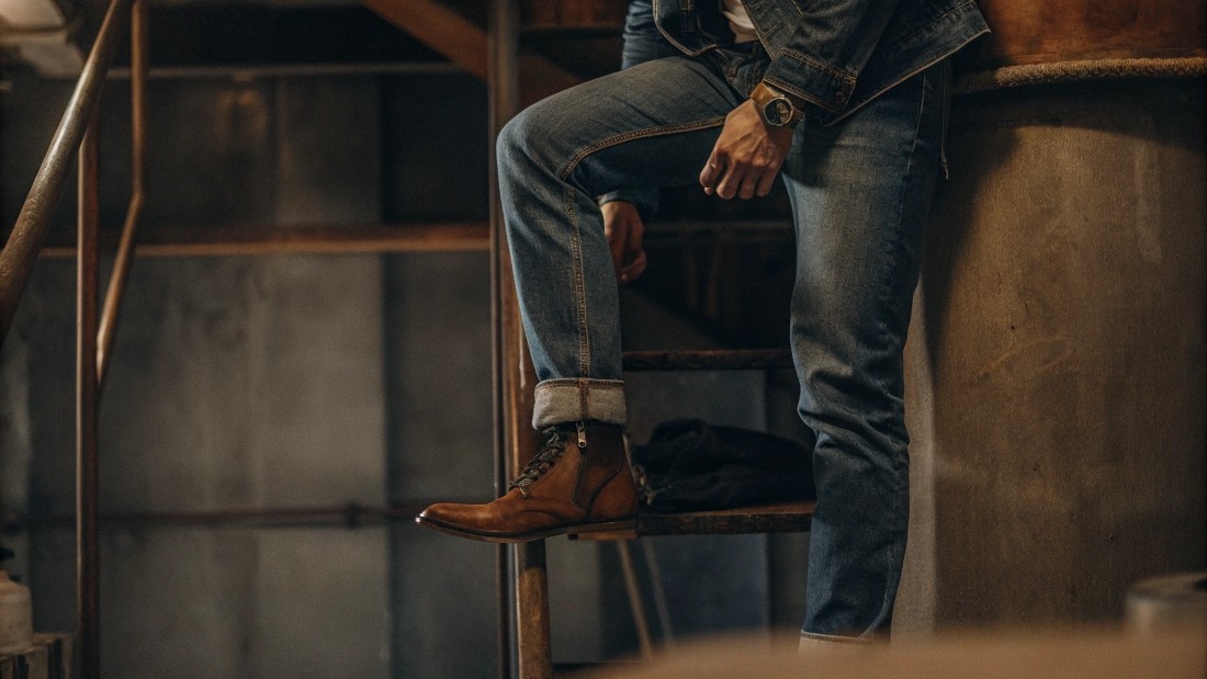 To protect prints and preserve color, wash patterned jeans inside-out in cold water on a gentle cycle