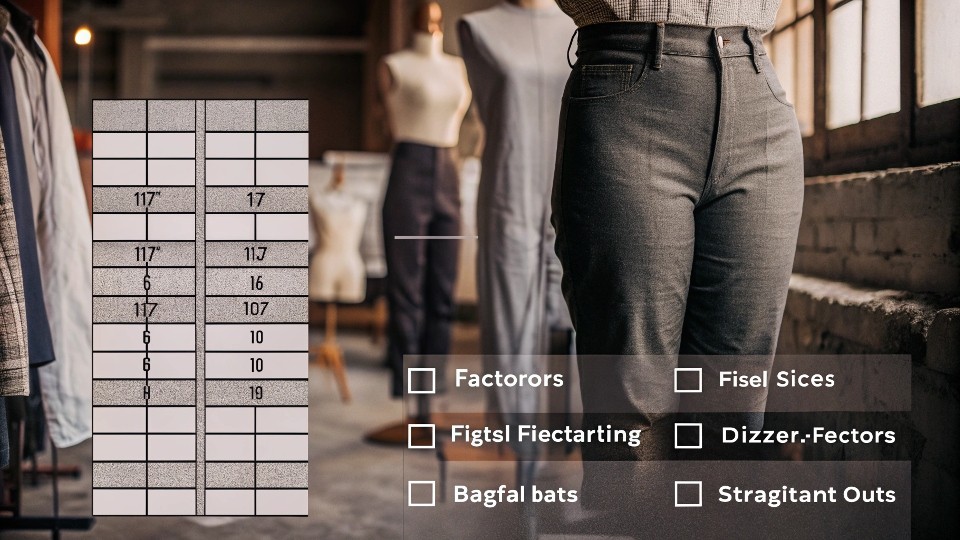 Perfect fit is ensured through precise digital grading, multi-point measurement charts, and real-world fit trials