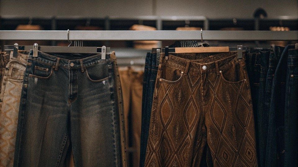 Walmart carries patterned jeans across its in-store brands