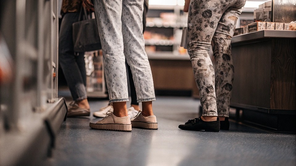 Shoppers at Walmart have no formal dress code, so wearing patterned jeans is entirely up to individual taste