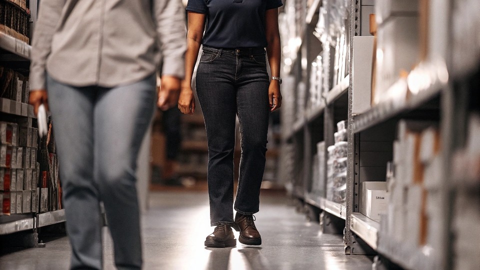 Walmart’s employee dress code focuses on branded tops (vests or polos), clean denim