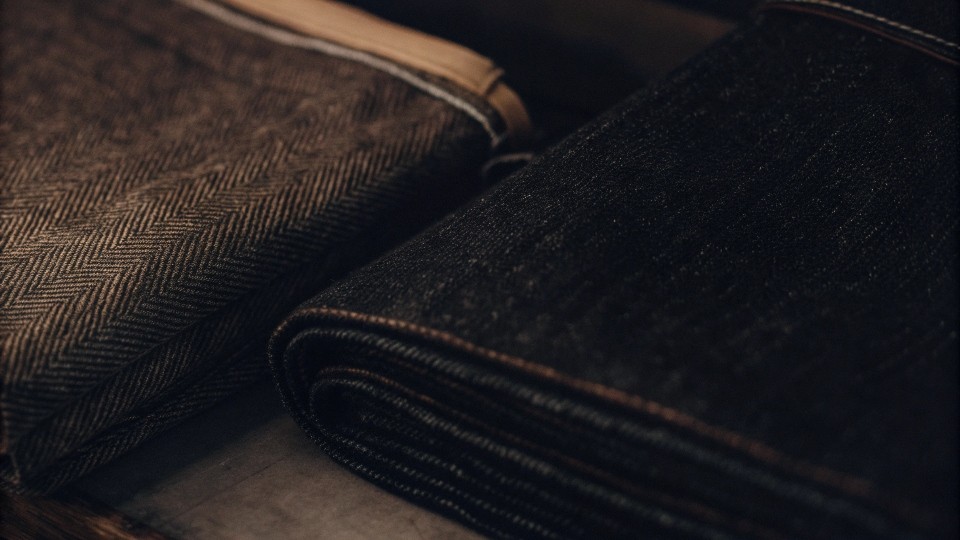 Real denim is a sturdy cotton twill fabric, recognizable by its distinct diagonal weave pattern