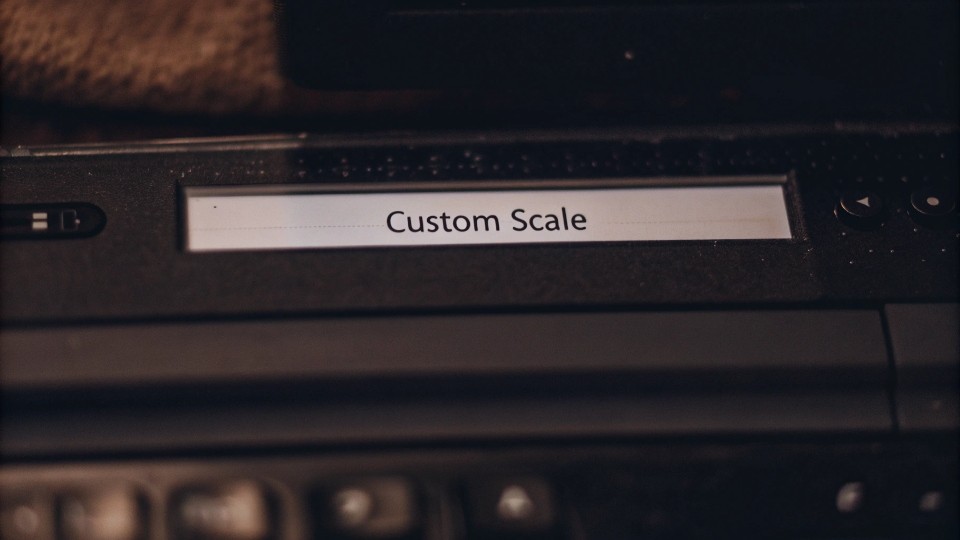 To resize a digital pattern for printing, always print the test square first