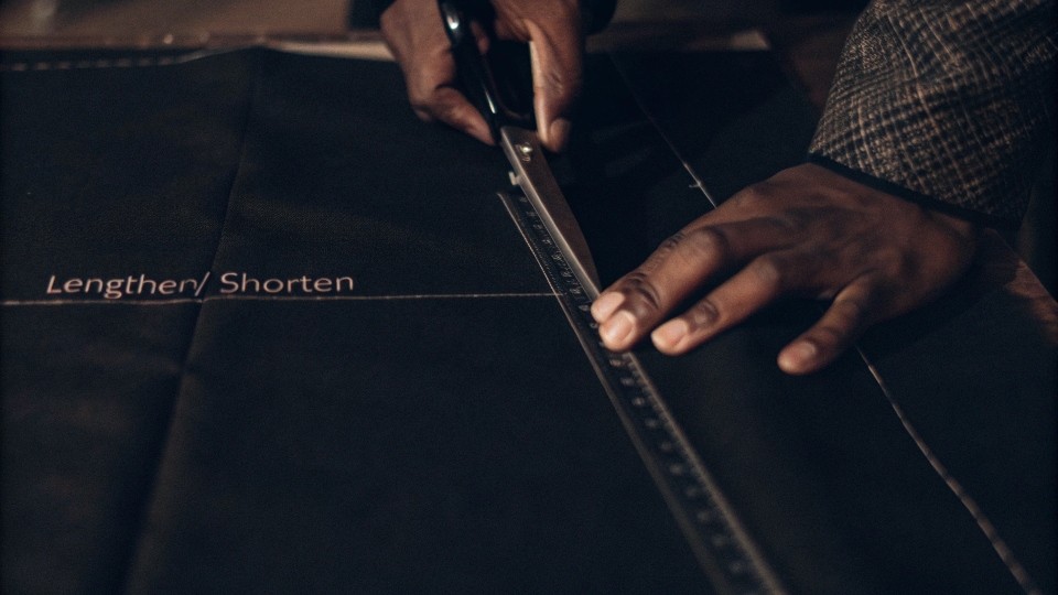 Use the designated “lengthen/shorten” lines printed on the pattern