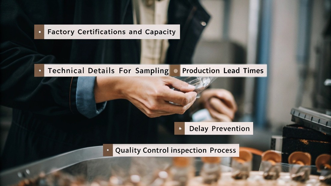 You must ask targeted questions about four key areas: factory certifications and capacity