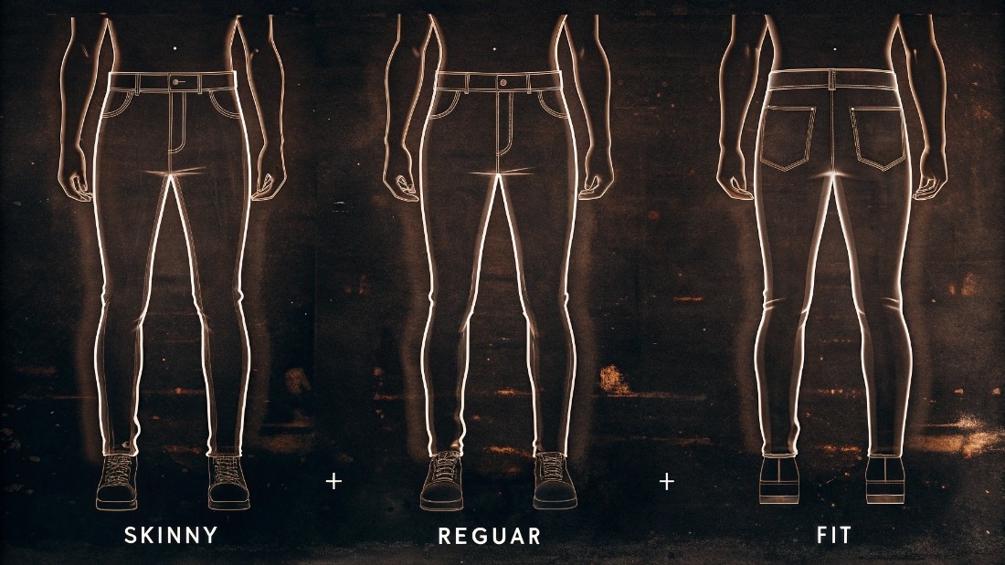 Fit Comparison: Skinny vs. Slim vs. Regular