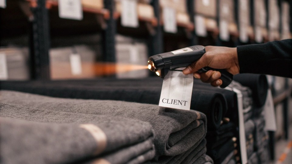 Each reserved lot is physically tagged with your brand’s name and is assigned a unique code in our digital inventory system