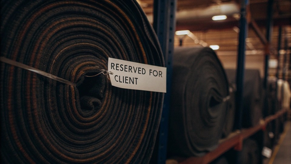  we can reserve a specific production lot of fabric exclusively for you